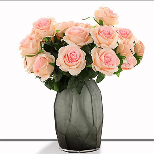 

Искусственные Цветы 1 Филиал Классический Свадьба Свадебные цветы Розы Вечные цветы Букеты на стол