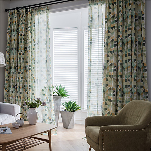 

Современный Солнцезащитные 1 панель Занавес Гостиная Curtains