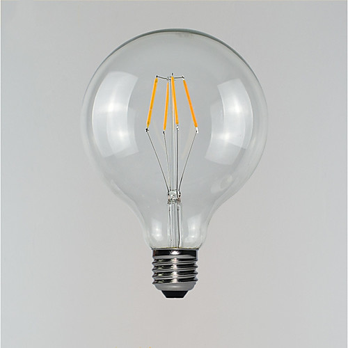 

1шт 3 W 190-290 lm E26 / E27 LED лампы накаливания G125 4 Светодиодные бусины 220-240 V