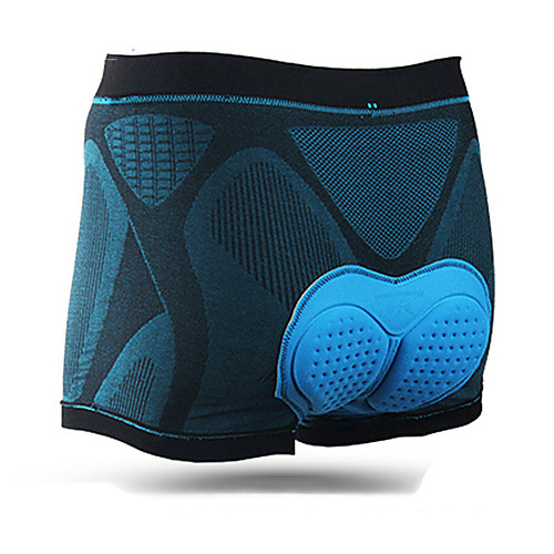 

Mountainpeak Men's Cycling Under Shorts Bike Underwear Shorts Padded Shorts / Chamois Breathable 3D Pad Quick Dry Sports Solid Color Lycra Black / Blue Mountain Bike MTB Road Bike Cycling Clothing