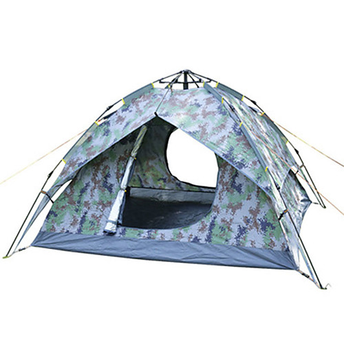 

Sheng yuan 3 человека Тент для пляжа Семейный кемпинг-палатка На открытом воздухе С защитой от ветра Воздухопроницаемость Двухслойные зонты Карниза Палатка 2000-3000 mm для