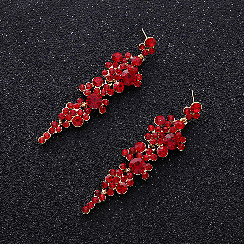 

Жен. Красный Бриллиант Люстры и лампы Серьги Серьги В виде подвески Бижутерия Черный / Красный Назначение Повседневные 1 пара