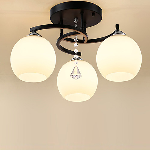 

JSGYlights 3-Light Потолочные светильники Рассеянное освещение Окрашенные отделки Металл Стекло 110-120Вольт / 220-240Вольт