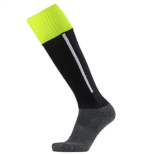 

Men's Women's Football Socks Athletic Sports Socks Cycling Socks Compression Socks Long Socks Breathable Anti-Slip Soft Sweat-wicking Support Black Blue Dark Blue Cotton Winter Road Bike Mountain