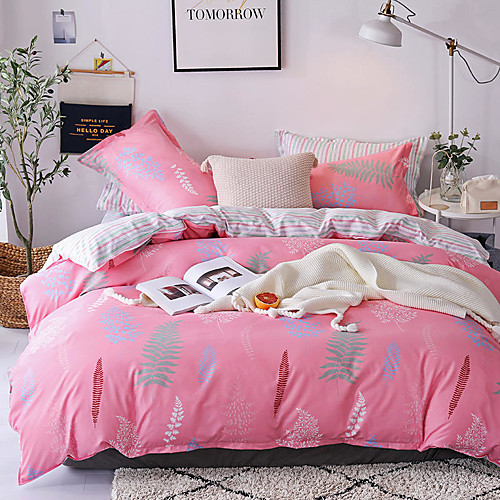 

Пододеяльник наборы Цветочный принт / Роскошь / Современный стиль Полиэстер С принтом 4 предметаBedding Sets