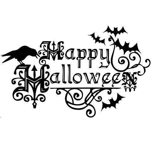 

Декоративные наклейки на стены - Праздник стены стикеры Животные / Halloween Столовая / В помещении
