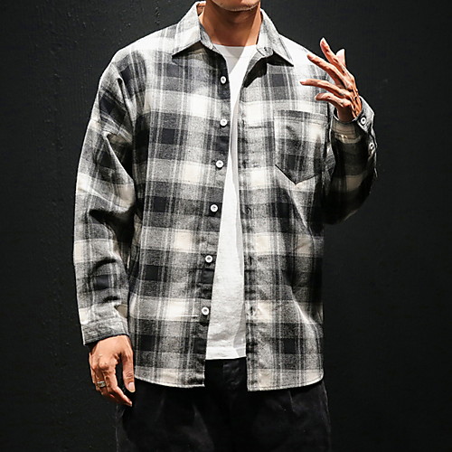 

Муж. Рубашка Тонкие Шахматка Зеленый XL