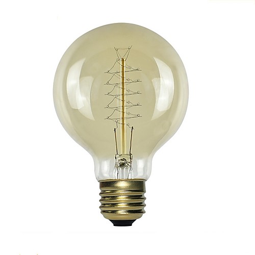 

1шт 60 W E26 / E27 G80 1800-2200 k Прозрачный Body Лампа накаливания Vintage Эдисон лампочка 220-240 V