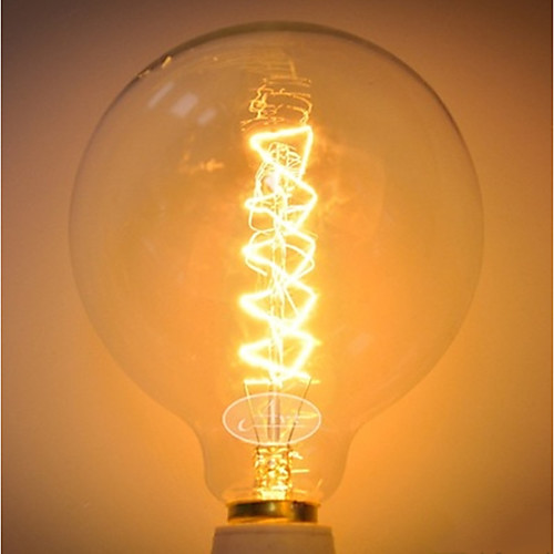 

1шт 40 W E26 / E27 G125 Желтый Прозрачный Body Лампа накаливания Vintage Эдисон лампочка 220-240 V