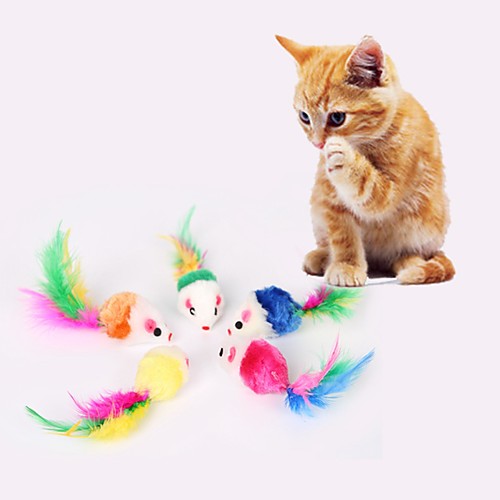 

Интерактивный Плюшевые игрушки Игрушка с перьями Подходит для домашних животных Плюшевая ткань Назначение Коты