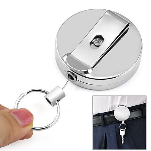 

Buckle Keychains Portable Durable Stainless steel 1 pc White / Silver Travel Accessory