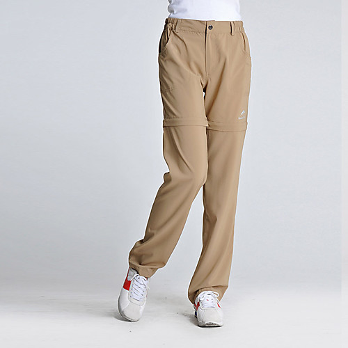 

Жен. Штаны для туризма и прогулок Брюки-трансформеры На открытом воздухе Легкость Быстровысыхающий Воздухопроницаемость Брюки Восхождение На открытом воздухе Небесно-голубой Зеленый Хаки L XL XXL