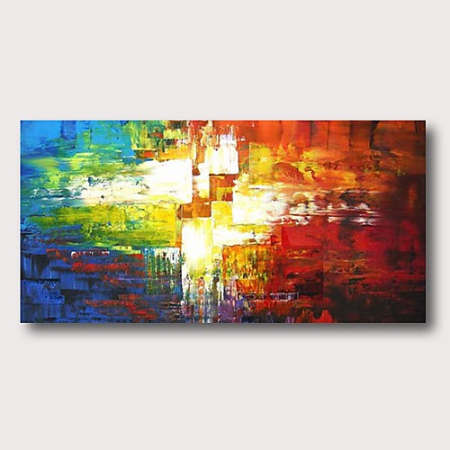 

Hang-роспись маслом Ручная роспись - Абстракция Современный Modern Включите внутренний каркас