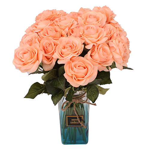 

Искусственные Цветы 5 Филиал Классический Сценический реквизит европейский Розы Вечные цветы Букеты на стол
