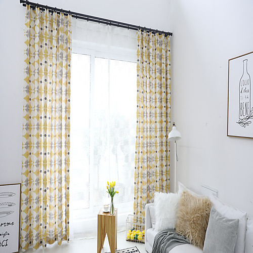 

Современный Солнцезащитные 1 панель Занавес Гостиная Curtains