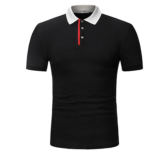 

Муж. Polo Рубашечный воротник Однотонный Оранжевый XL