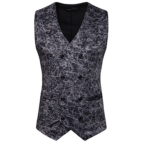 

Муж. Жилет V-образный вырез Полиэстер Черный / Хаки L / XL / XXL