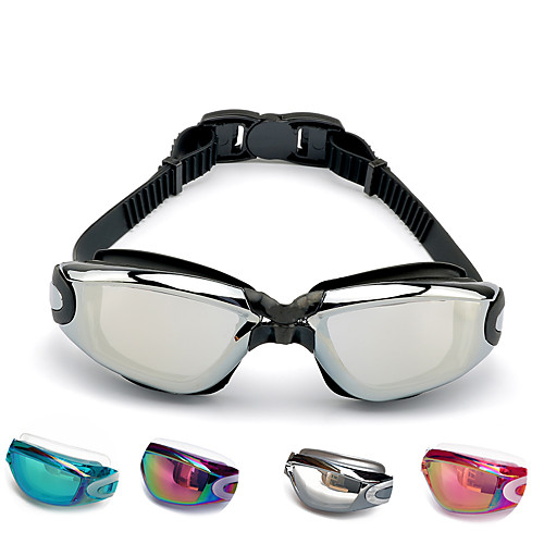 

плавательные очки Водонепроницаемость Противо-туманное покрытие силиконовый Резина Поликарбонат розовый серый черный