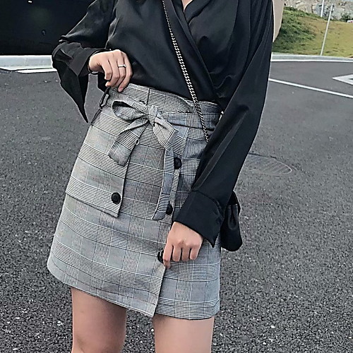 

женские выше колена линии юбки - гусиные лапки