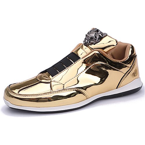 

Муж. Обувь для новинок Микроволокно / Полиуретан Весна лето / Наступила зима Кеды Золотой / Черный / Серебряный