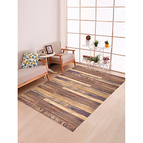 

Rectangle 5mm Doormats Machine Made Flannelette Non Skid Country Floral Print