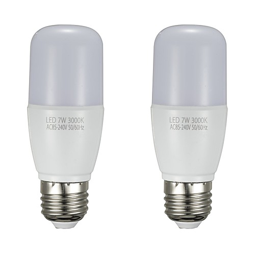 

2pcs 7 W 650 lm E26 / E27 LED лампы типа Корн T 57 Светодиодные бусины SMD 5630 Очаровательный Тёплый белый Белый 85-265 V