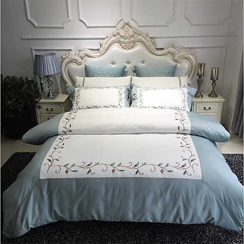 

Пододеяльник наборы Современный стиль Хлопок Вышивка 4 предметаBedding Sets