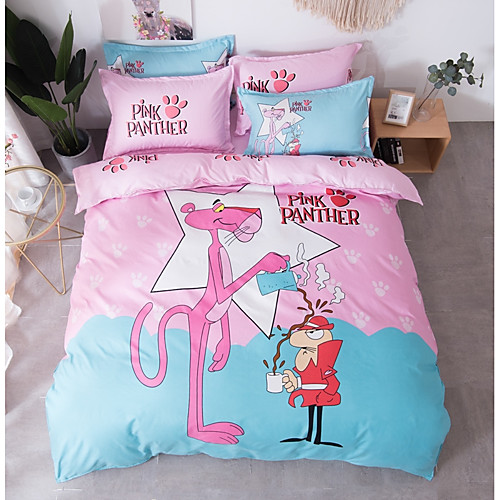 

Пододеяльник наборы Мультипликация Полиэстер С принтом 4 предметаBedding Sets