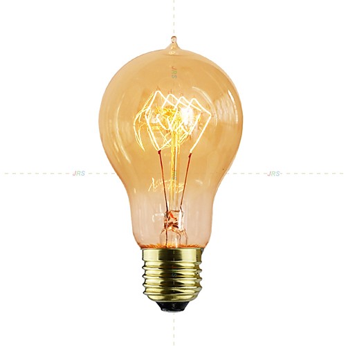

1шт 40 W E26 / E27 Желтый Прозрачный Body Лампа накаливания Vintage Эдисон лампочка 110-130 V