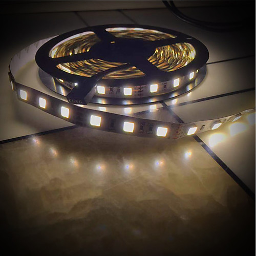 

BRELONG Tiktok LED Strip Lights 5025 10mm Bare Board Double Color Temperature Lamp With 5M 300LED DC12V Black 1 pc