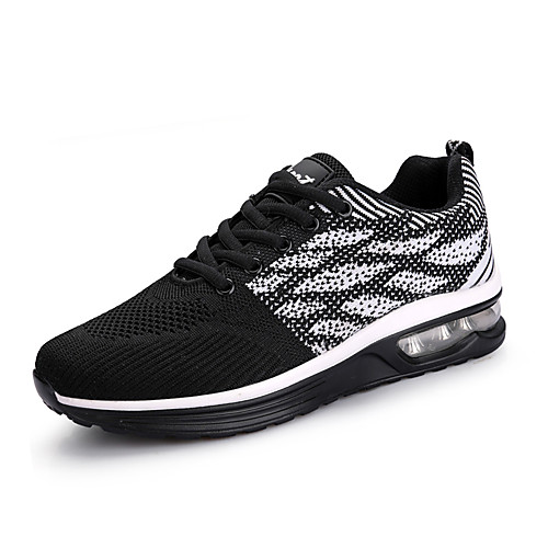 

Муж. Комфортная обувь Tissage Volant Весна Спортивные Спортивная обувь Беговая обувь Дышащий Черно-белый / Черный / Красный