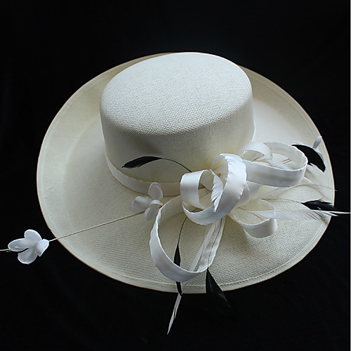 

Лен / хлопок Головные уборы с Однотонные 1 шт. Свадьба / Особые случаи Заставка