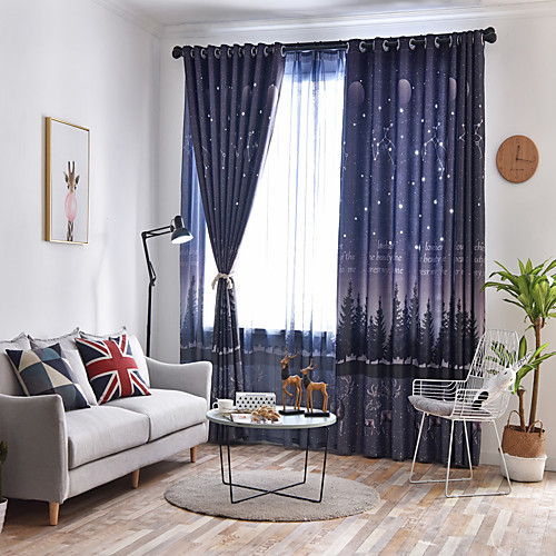 

Современный Солнцезащитные 1 панель Занавес Гостиная Curtains