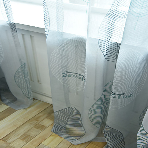 

Современный Light-фильтрация 1 панель Прозрачный Гостиная Curtains