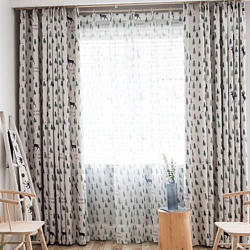 

Рождество Солнцезащитные 1 панель Занавес Гостиная Curtains