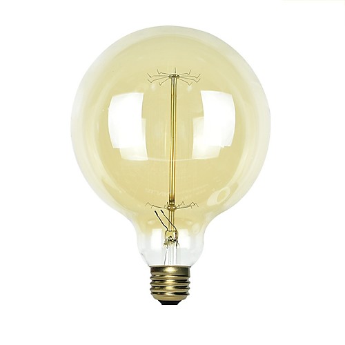 

1 комплект 40 W E26 / E27 G125 Желтый Прозрачный Body Лампа накаливания Vintage Эдисон лампочка 220-240 V