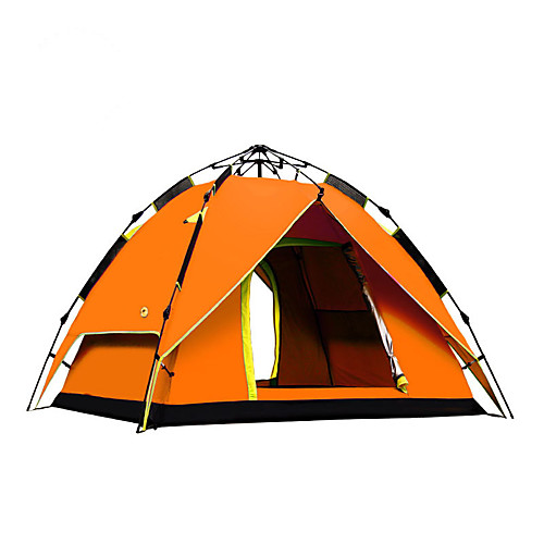 

4 человека Семейный кемпинг-палатка На открытом воздухе С защитой от ветра Дожденепроницаемый Воздухопроницаемость Двухслойные зонты Автоматический Палатка 2000-3000 mm для