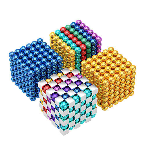 фото 216 pcs магнитные игрушки магнитная игрушка магнитные шарики магнитные игрушки сильные магниты из редкоземельных металлов головоломка куб lightinthebox
