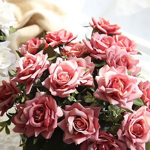 

Искусственные Цветы 1 Филиал Односпальный комплект (Ш 150 x Д 200 см) Современный современный Свадебные цветы Розы Букеты на стол