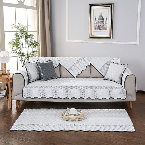 

Диван Подушка Однотонный Вышивка 100% хлопок Чехол с функцией перевода в режим сна