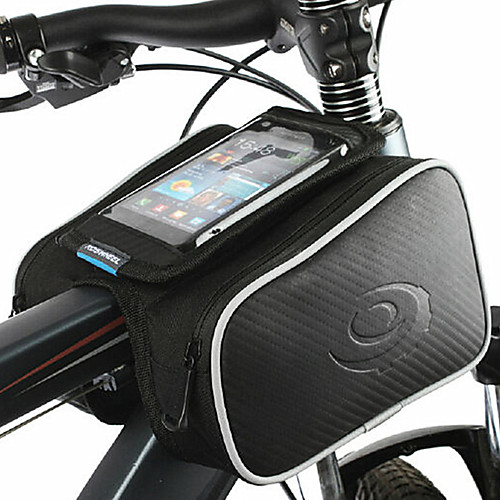 фото Roswheel сотовый телефон сумка бардачок на раму 5.5 дюймовый сенсорный экран велоспорт для iphone 8 plus / 7 plus / 6s plus / 6 plus iphone x iphone xr черный велосипедный спорт / велоспорт Lightinthebox