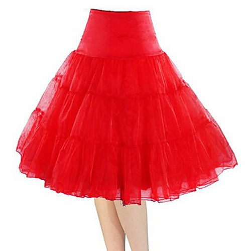 фото Нижняя юбка пачка под юбкой 1950-е года розовый чернильный синий со стразами нижняя юбка / кринолин Lightinthebox