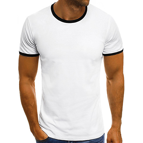 

Men's Daily Sports T-shirt - Solid Colored Red