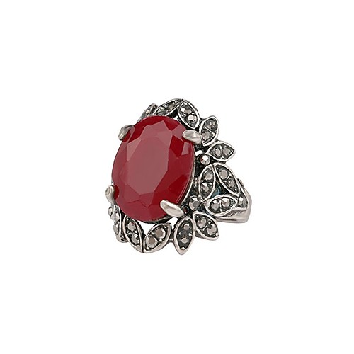 

Жен. Кольцо Резина Сплав Модные кольца Бижутерия Красный Назначение Подарок Повседневные