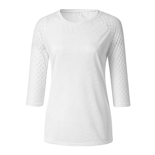 

Жен. Однотонный Кардиган Весна / Лето Белый / Красный / Лиловый XXXL / XXXXL / XXXXXL