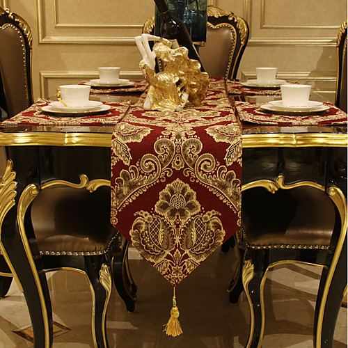 

Contemporary Nonwoven Square Table Runner Patterned Table Decorations