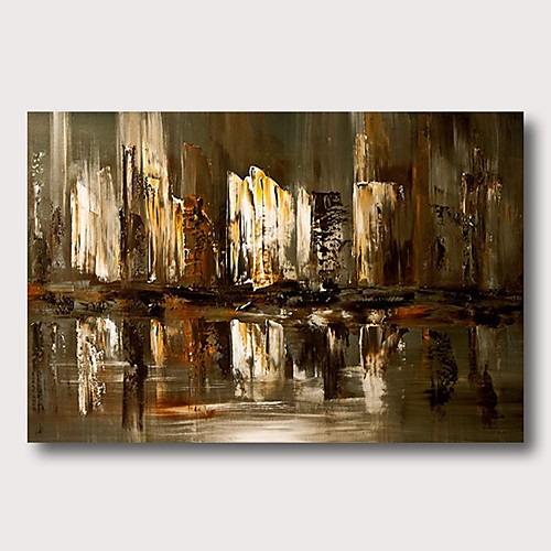 

Oil Painting Hand Painted - Abstract Comtemporary Modern Stretched Canvas
