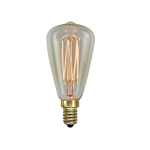 

1шт 40 W E14 ST48 Желтый Прозрачный Body Лампа накаливания Vintage Эдисон лампочка 220-240 V