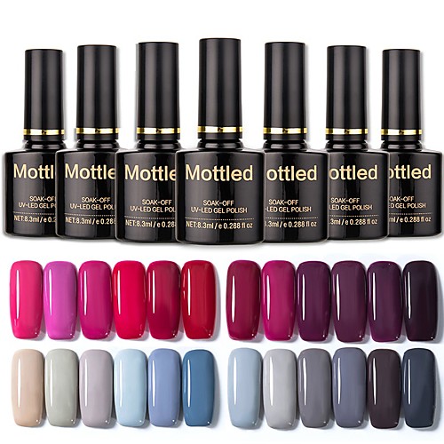 

Nail Polish UV Gel 12 pcs Stylish / Glamour Soak off Long Lasting Wedding Party / Daily Wear / Date Stylish / Glamour Fashionable Design / Bright Tone / Multi Color