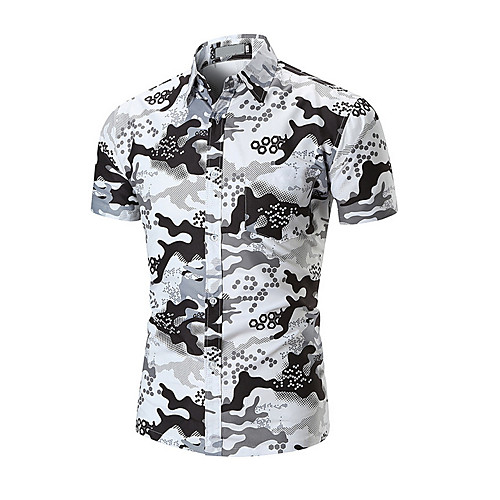 

Муж. Рубашка камуфляж Белый L